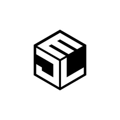 JLM letter logo design with white background in illustrator, cube logo, vector logo, modern alphabet font overlap style. calligraphy designs for logo, Poster, Invitation, etc.
