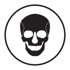 Human skull icon