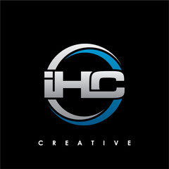 IHC Letter Initial Logo Design Template Vector Illustration