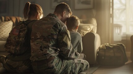 Explore the challenges faced by military families as they cope with the absence and eventual return of their loved ones
