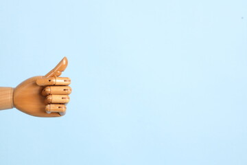 Hand of mannequin
