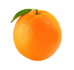 Orange fruit isolated on white background with clipping path. Full depth of field.