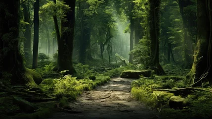 Stof per meter path in the woods © faiz