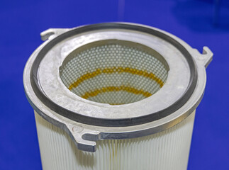 Large Industrial Air Filter With Round Rubber Gasket