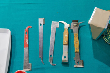 Set of Hand Tools Scrapers Knife Edge for Beekeeping