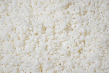 水に浸した餅米20231202