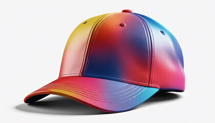 Baseball cap in various colors. Generative AI.

 - obrazy, fototapety, plakaty