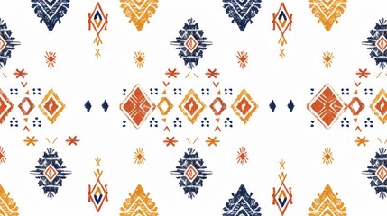 Background texture, wallpaper. Ethnic boho seamless pattern. Tribal art print. - obrazy, fototapety, plakaty