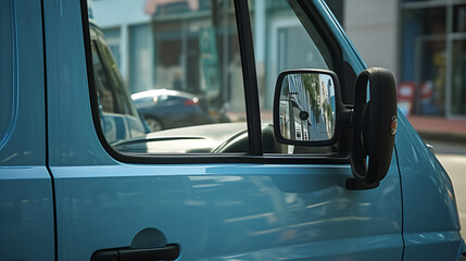 Replace the side mirrors on a delivery van.