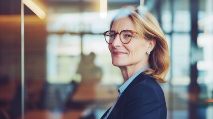 Fototapeta premium Business woman in a modern office
