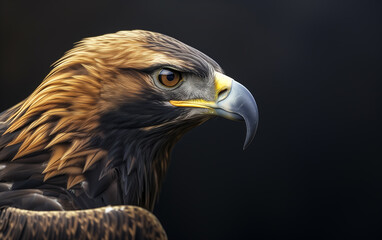 Obraz premium Close-up of the golden eagle. Aquila Chrysaetos.