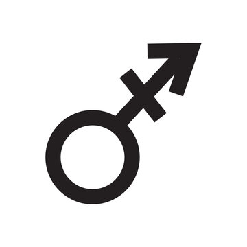 Gender icon vector design. Male, female sign of gender equality icon vector. Gender symbols icon. Simple element illustration. EPS file 226.
