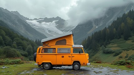 camping car for family vacation travel comfort