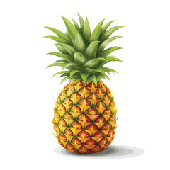 Pineapple single clipart