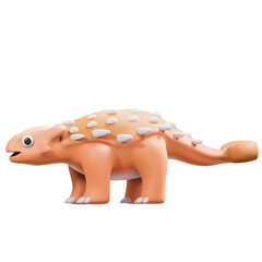 ankylosaurus 3d illustration