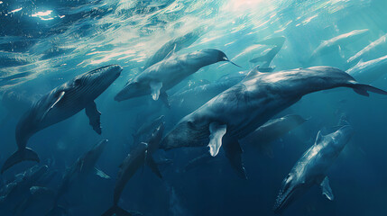many whale