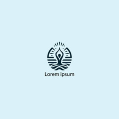 yoga logo with white background