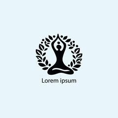 yoga logo with white background