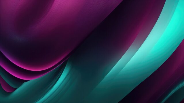 Vibrant gradient, Maroon silver teal white grainy gradient color flow wave on black background
