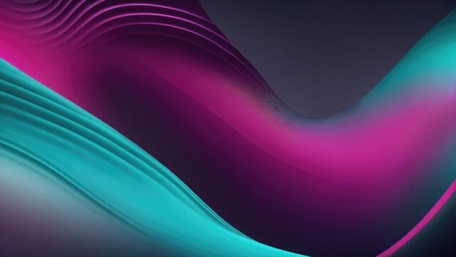 Vibrant gradient, Maroon silver teal white grainy gradient color flow wave on black background