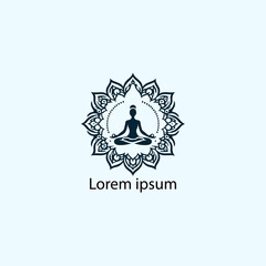 yoga logo with white background