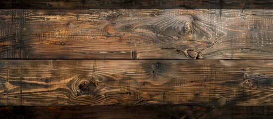 A detailed closeup of hardwood flooring reveals a beautiful wood grain pattern, resembling a piece...