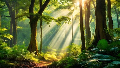 Fototapeta premium Serene and peaceful morning , Generative AI