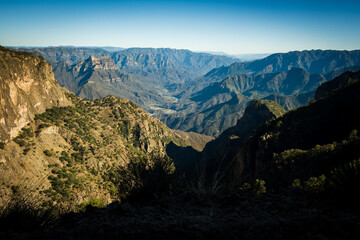 urique canyon copper mexico chihuahua aerial landscape geologic rock formation travel destination 