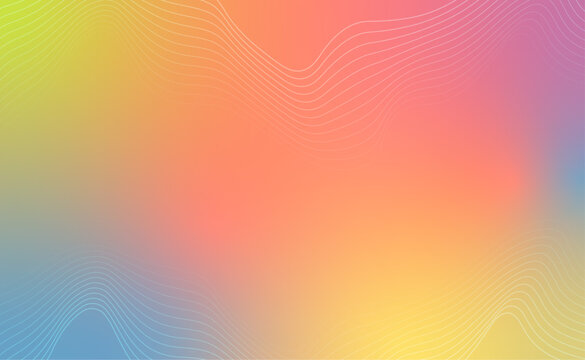 Retro fluorescent vibrant multicoloured gradient background