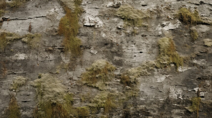 Obraz premium Mossy Birch Bark Texture