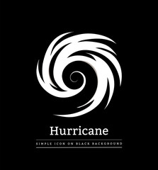 Hurricane logo vector spiral illustration