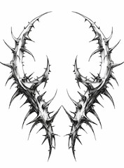 Symmetrical Thorns Logo
