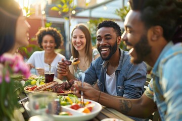 A female speaker is giving a presentation at a conference or business workshop