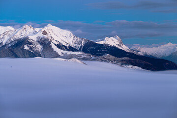 Champsaur et nuage