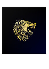 head of wolf roarr