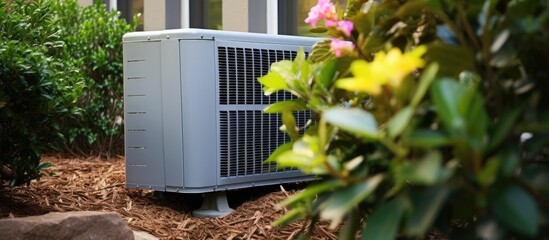 Air conditioner in garden