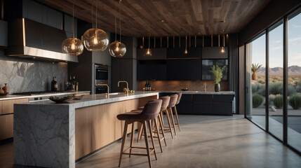 Modern indoor ktchen