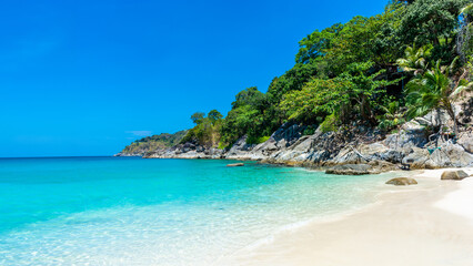 Beautiful Freedom Beach on Phuket Island near Patong.