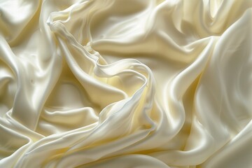 Soft tendrils of creamy texture intertwining gracefully, evoking a sense of timeless beauty and allure. - obrazy, fototapety, plakaty