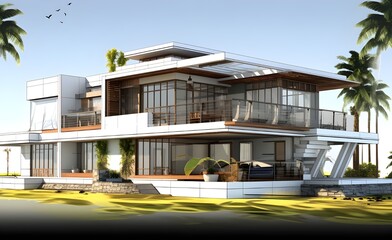 smart home, 3d icon, isometric, house layout and design
