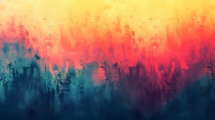 A colorful background with a lot of paint and illustration from Generative AI