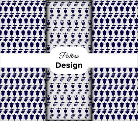 vector flower pattern design template