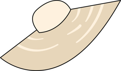 Cute Hat Cartoon Illustration