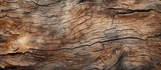 Close up of tree trunk knot with background of old bark - obrazy, fototapety, plakaty