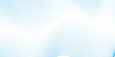 Abstract blue digital smooth blend wave lines transparent technology background. Modern blue flowing wave lines and glowing moving lines. Futuristic technology and sound wave lines background.