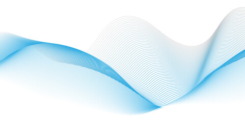 Abstract blue digital blend wave lines and technology background. Modern blue flowing wave lines and glowing moving lines. Futuristic technology and sound wave lines background.