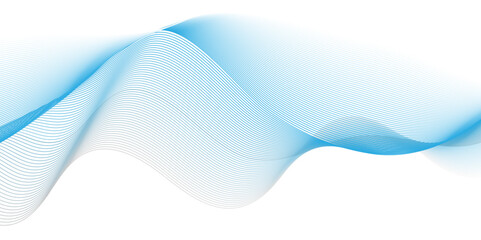 Abstract blue digital blend wave lines and technology background. Modern blue flowing wave lines and glowing moving lines. Futuristic technology and sound wave lines background.