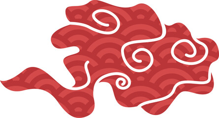 Fototapeta premium Japanesse Cloud Pattern