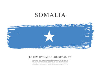 Flag of Somalia vector illustration