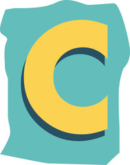 Paper Style Ransom Alphabet